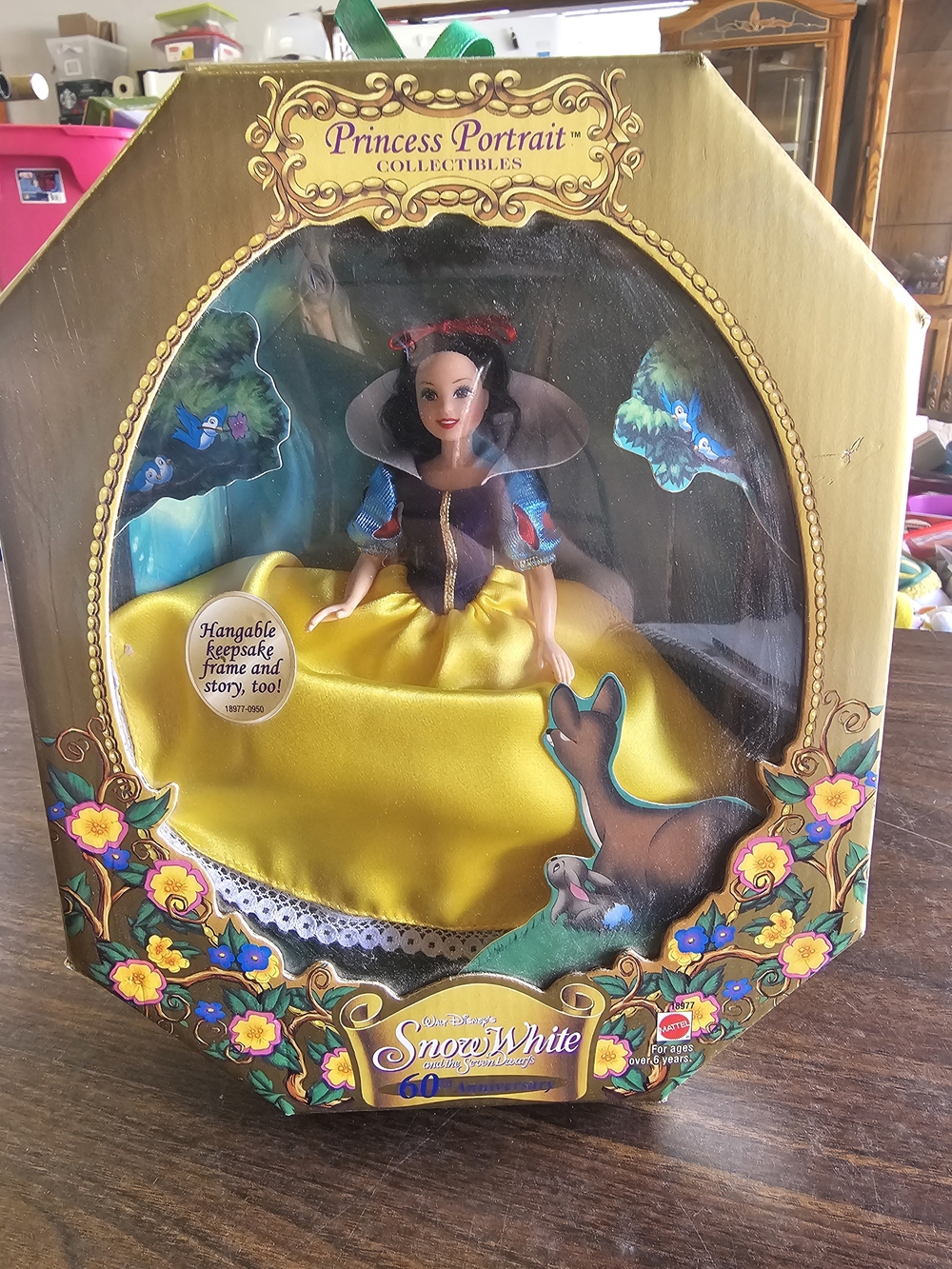 Mattel Snow White Doll in Yellow Skirt and Blue Bodice 💙💛